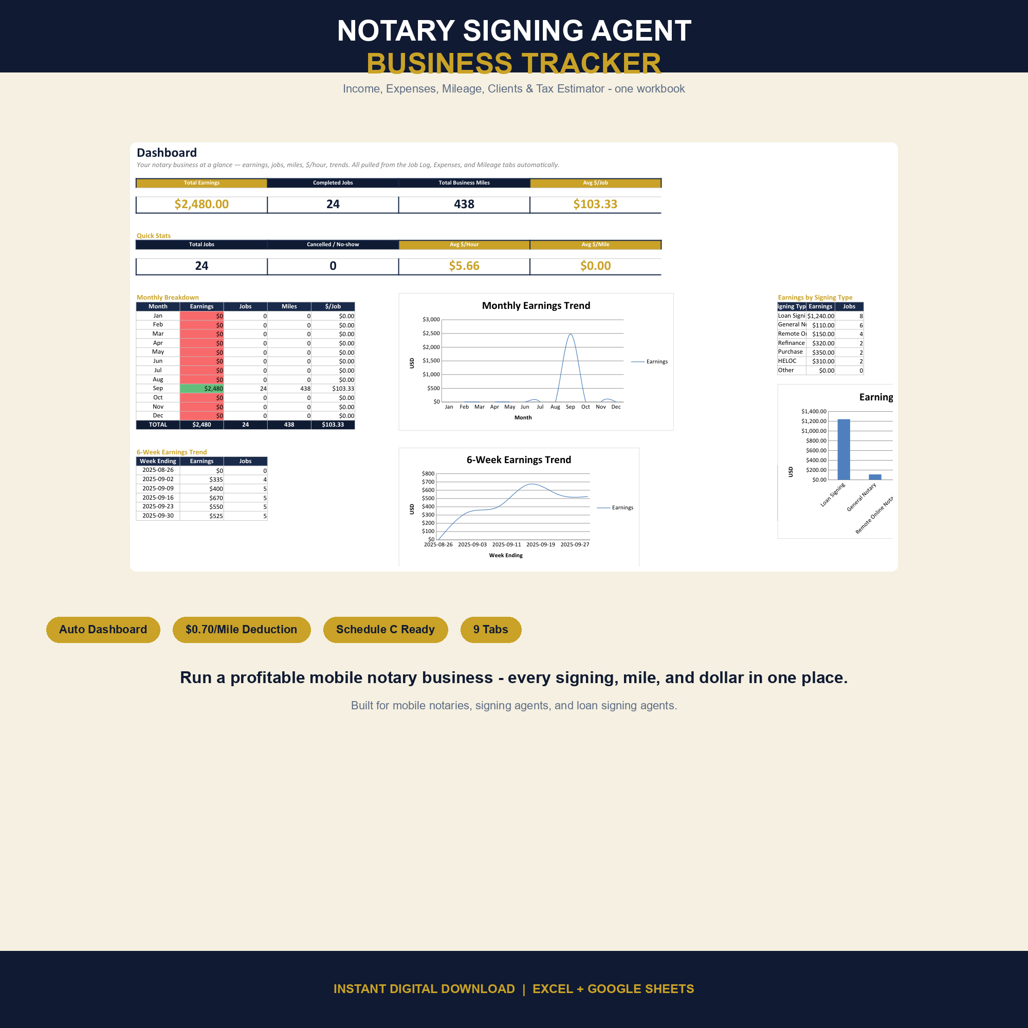 Notary Signing Agent Tracker cover
